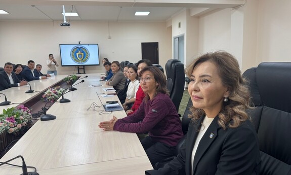 Podczas obrad na Wydziale Prawa Uniwersytetu Al-Farabi w Ałmacie