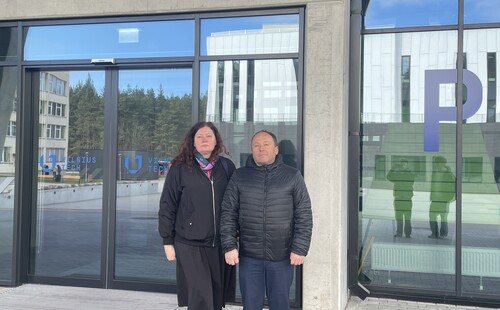 Prof. Ivan Pankevych uczestnikiem programu mobilności międzynarodowej Erasmus+ w Wilnie