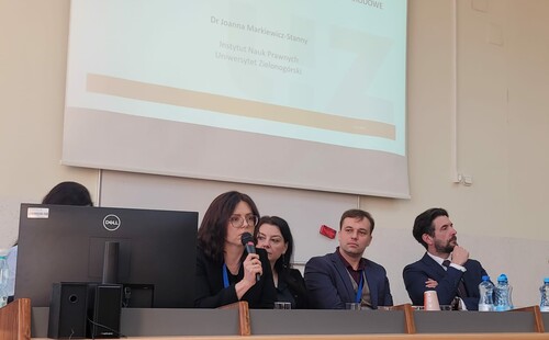 Udział dr Joanny Markiewicz-Stanny w ogólnopolskiej konferencji naukowej