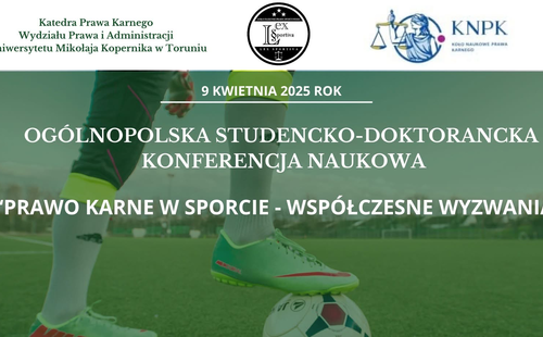 Wystąpienie dr. Cezarego Kąkola na konferencji „Prawo karne w sporcie - współczesne wyzwania”