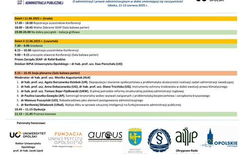 Uczestnictwo pracowników INP UZ w XXIV Dorocznej Konferencji Naukowej Stowarzyszenia Edukacji Administracji Publicznej „O administracji i prawie administracyjnym w dobie zmieniającej się rzeczywistości”