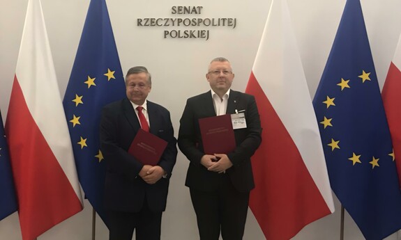 Prof. Andrzej Bisztyga i prof. Tadeusz Stanisławski