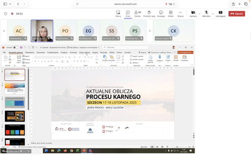 Wystąpienie dr. Cezarego Kąkola na III Ogólnopolskiej Konferencji Naukowej „Aktualne oblicza procesu karnego - Jeden proces - wiele głosów”
