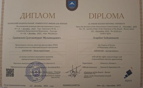 Współpraca naukowa INP UZ z Wydziałem Prawa Uniwersytetu im. Al-Farabi