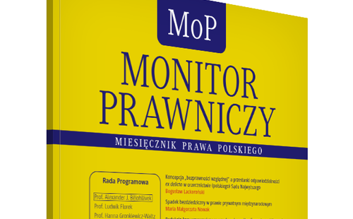 Prof. Rafał Wrzecionek członkiem Rady Naukowej Monitora Prawniczego